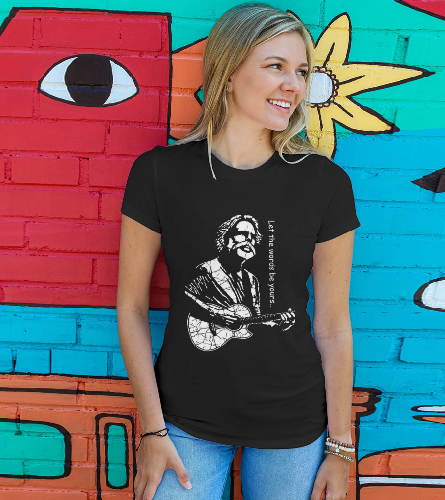 Bob Weir Let The Words Be Yours Acoustic Guitar T-Shirt