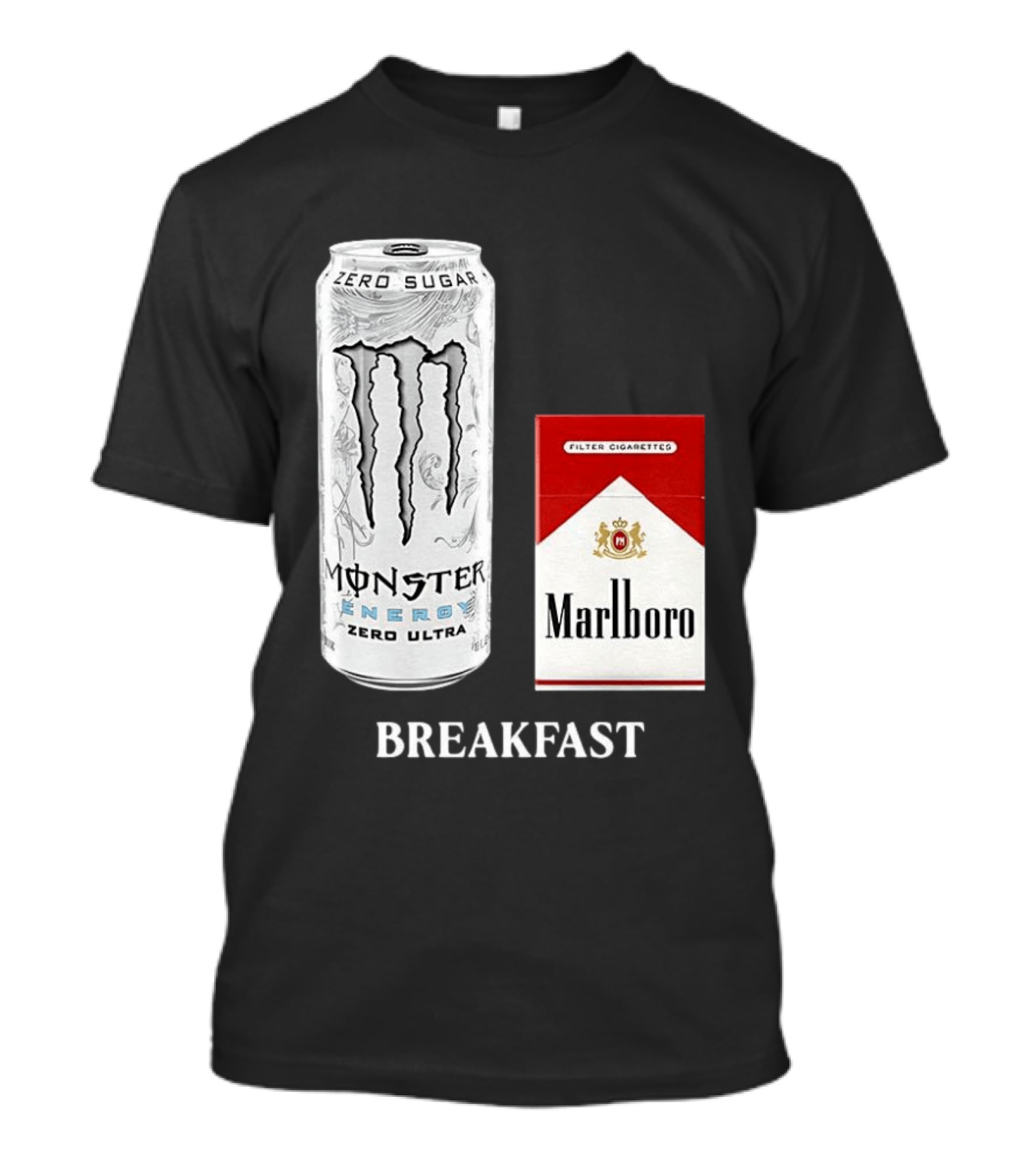 Monster Zero Ultra Marlboro Red Breakfast Combo T-Shirt
