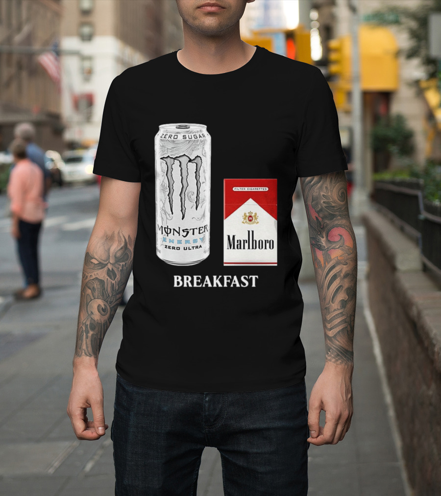 Monster Zero Ultra Marlboro Red Breakfast Combo T-Shirt