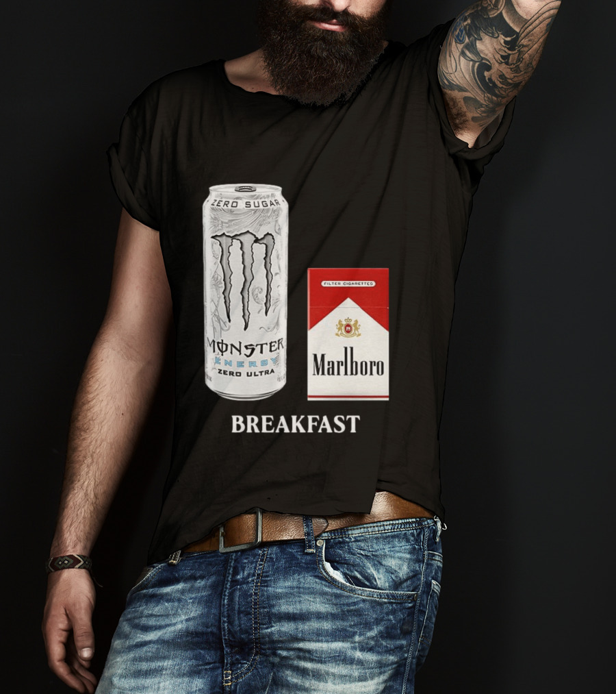 Monster Zero Ultra Marlboro Red Breakfast Combo T-Shirt