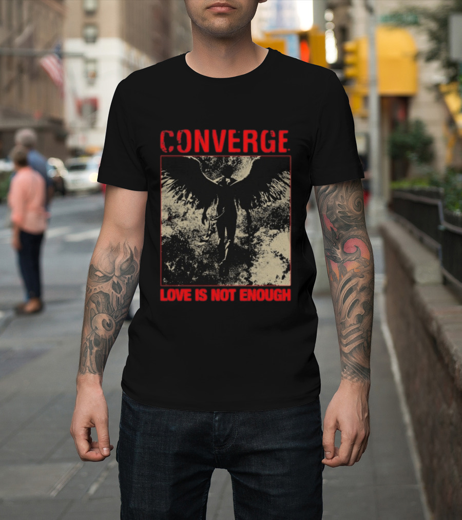 Converge Love Is Not Enough Angel Wings T-Shirt