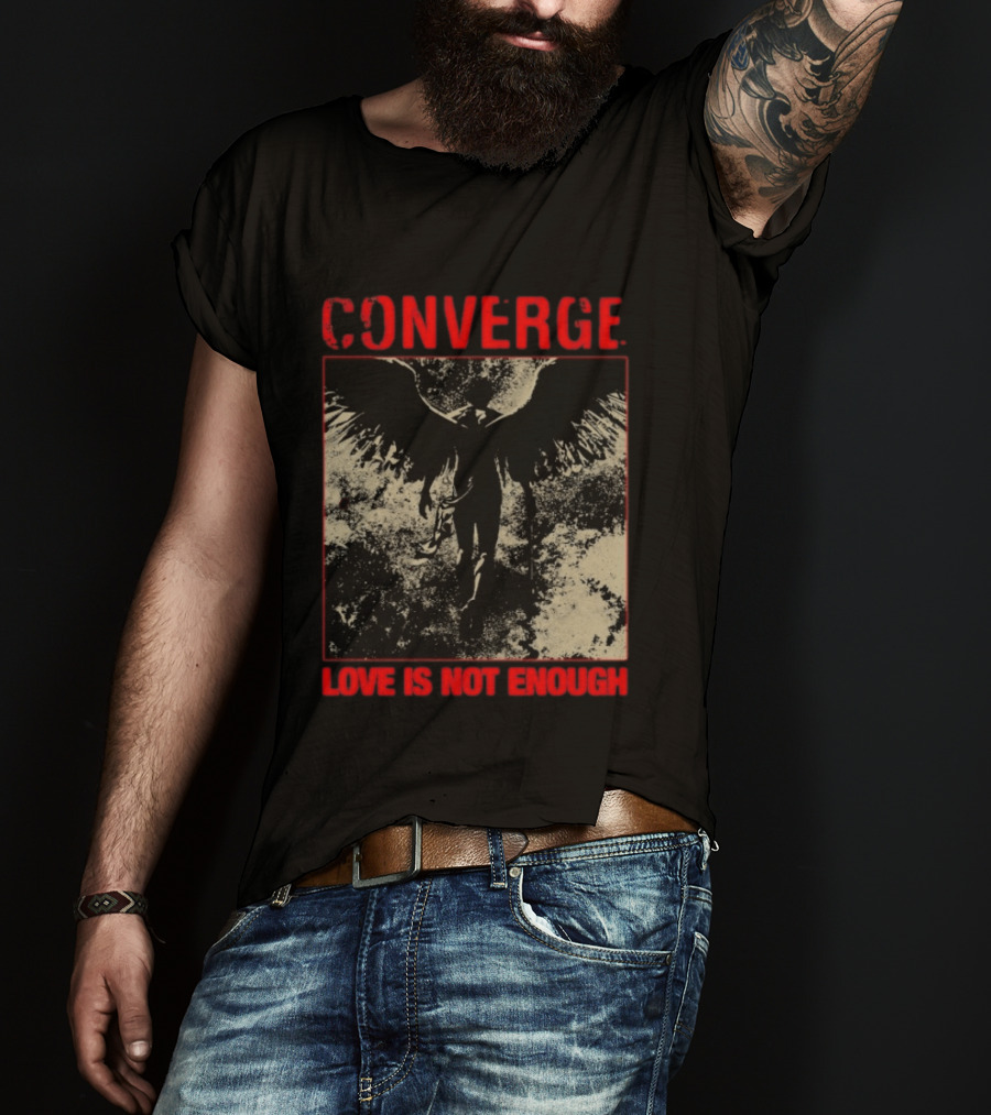 Converge Love Is Not Enough Angel Wings T-Shirt