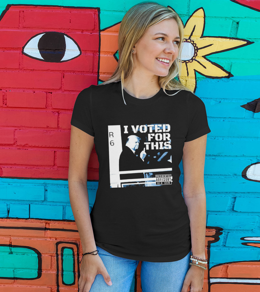 I Voted For This Trump Middle Finger T-Shirt