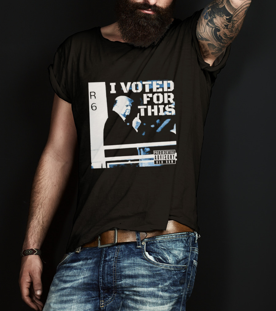 I Voted For This Trump Middle Finger T-Shirt