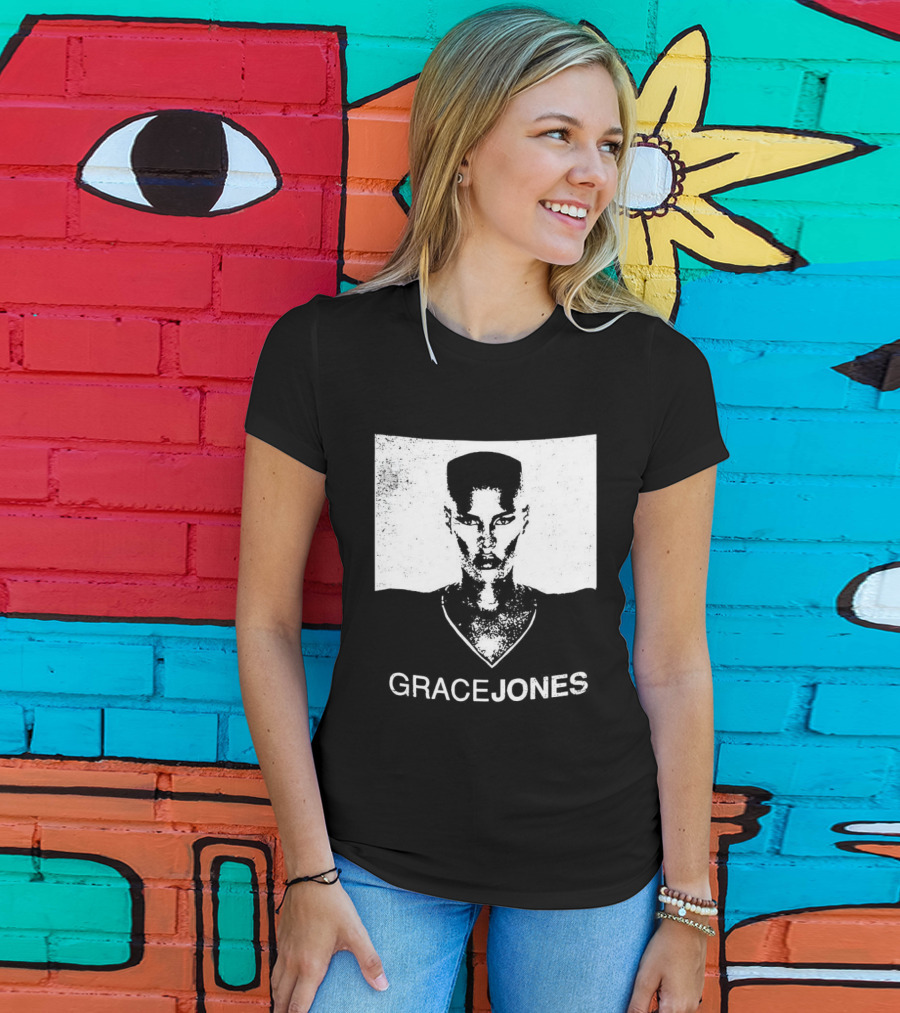 Grace Jones Classic Style Minimalist T-Shirt