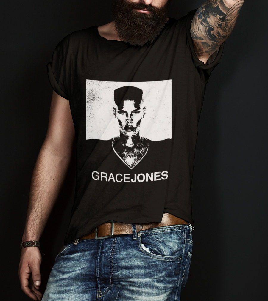 Grace Jones Classic Style Minimalist T-Shirt