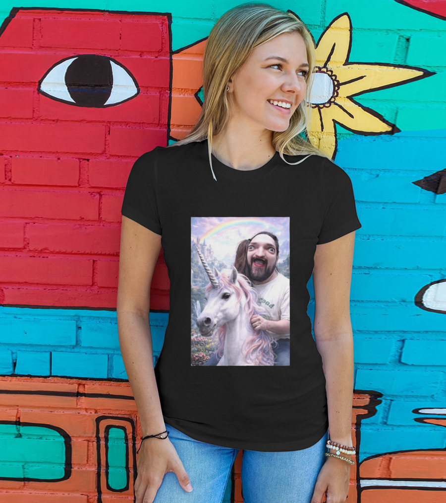 Leigh McClendon Okay Unicorn Fantasy Adventure T-Shirt