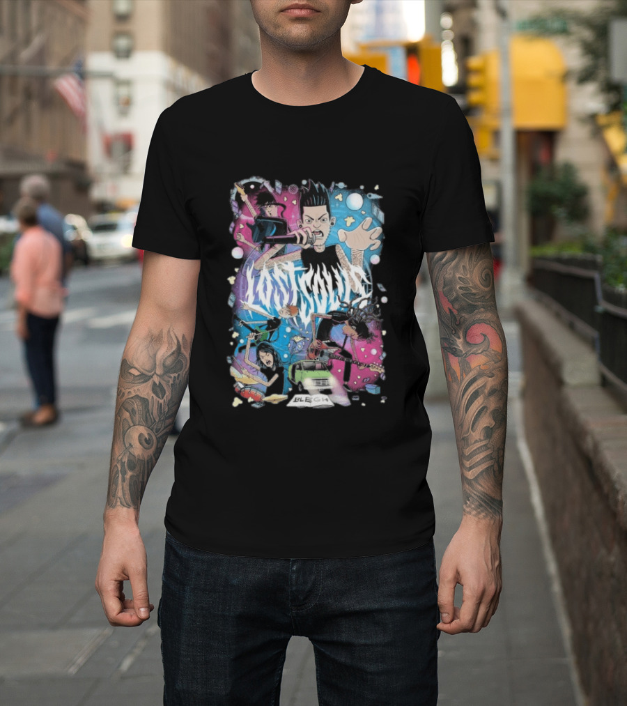 Lost Souls Lore Punk Band Anime Style Bleach T-Shirt