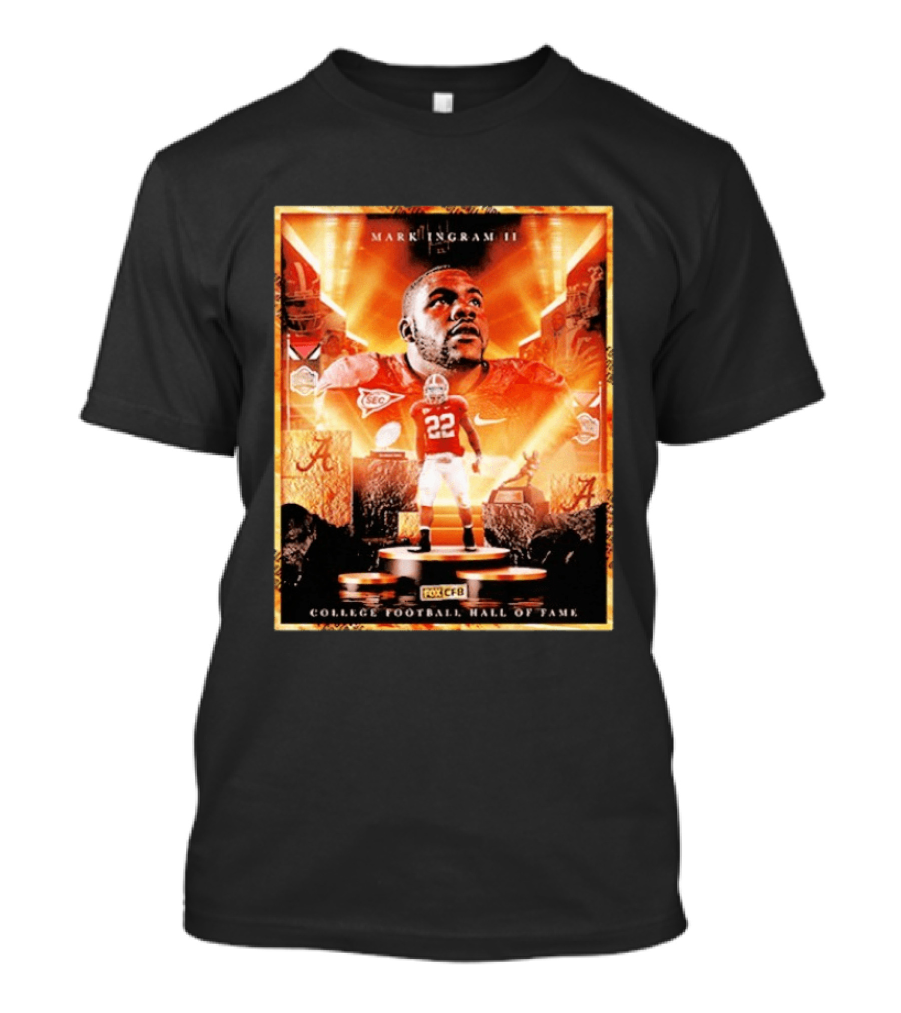 Mark Ingram II College Football Hall Of Fame 2026 Alabama Crimson Tide SEC CFB T-Shirt