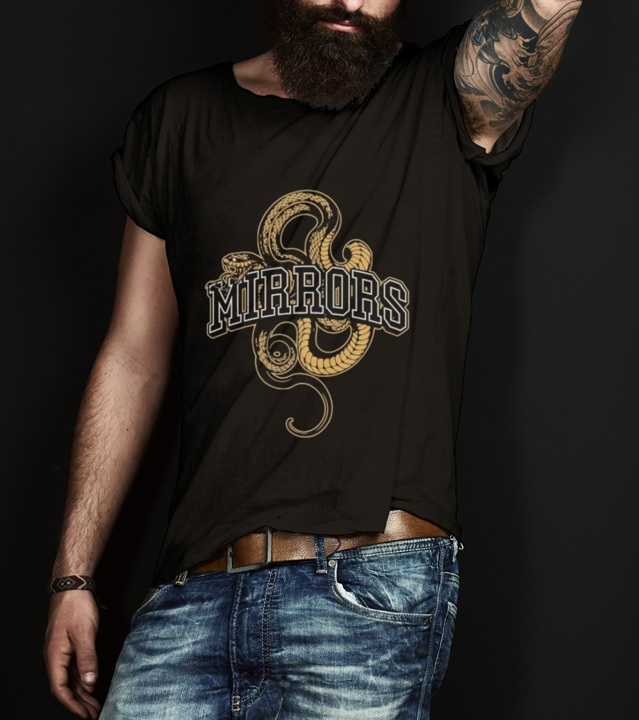 Mirrors Golden Cobra Snake T-Shirt