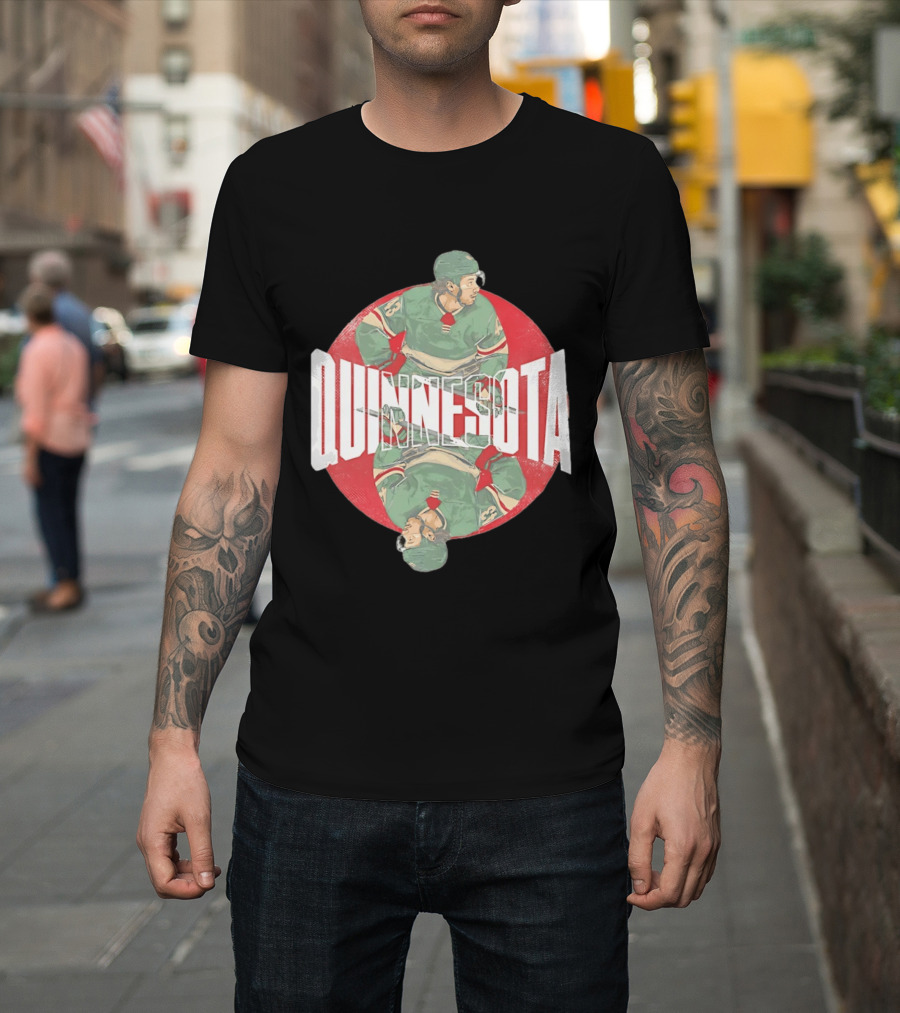Quinnesota Reflect NHL Player Minnesota Hockey T-Shirt