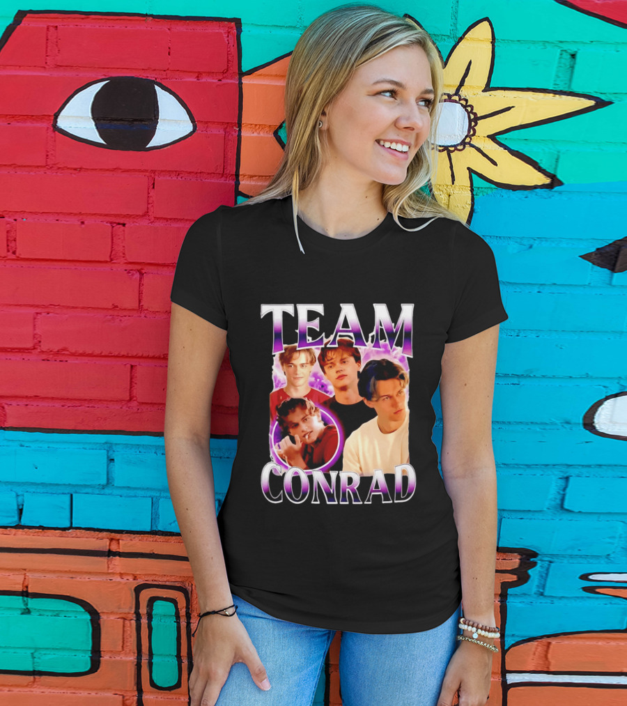 Team Conrad Fan Favorite Characters Collage 90s T-Shirt