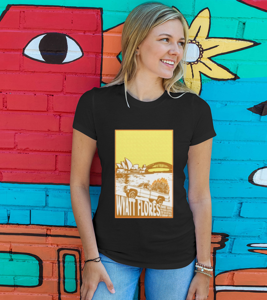 Wyatt Flores Sydney Opera House February 18 2026 Retro Truck Art New South Wales T-Shirt
