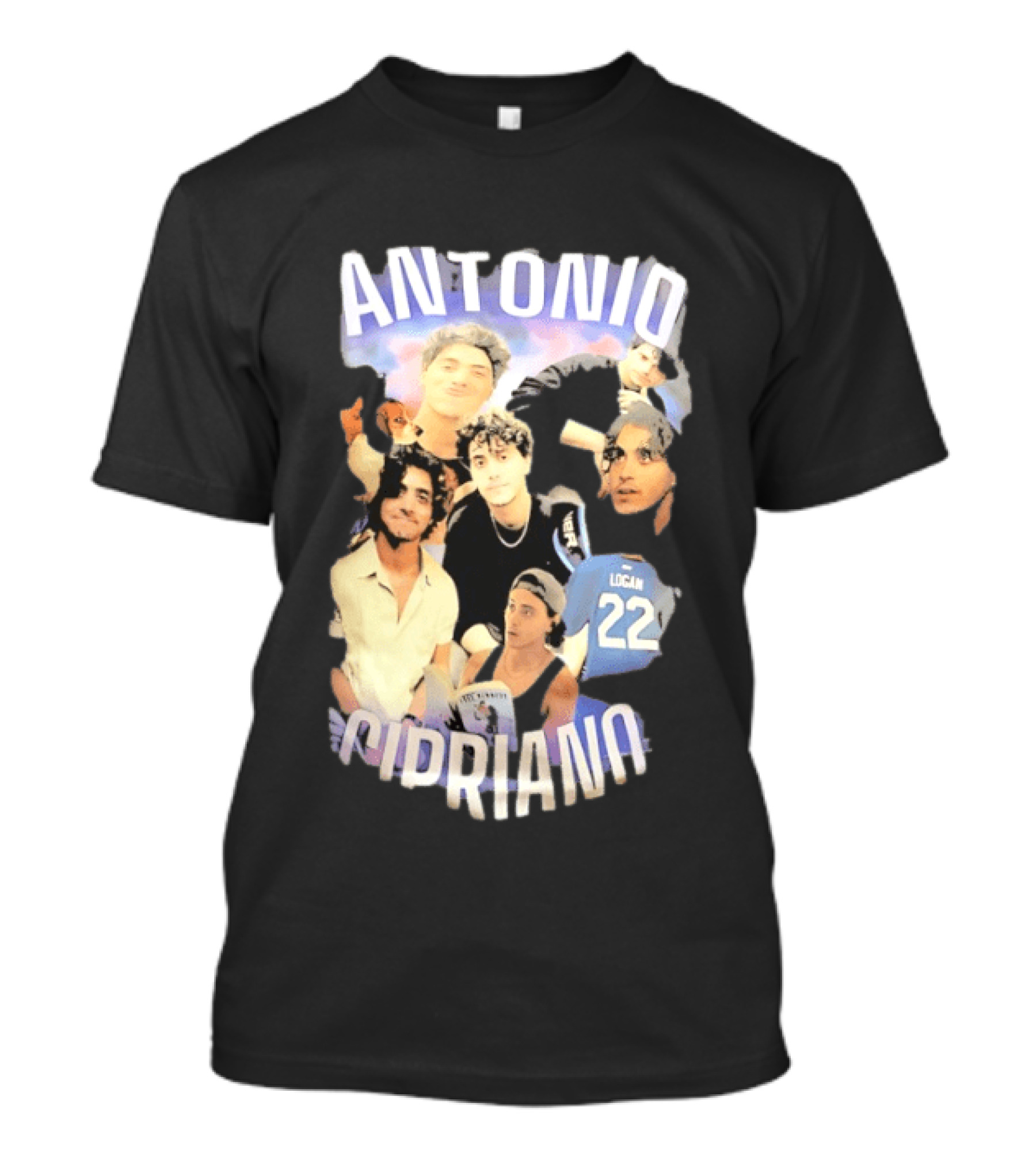 Antonio Cipriano Collage With Logan 22 T-Shirt