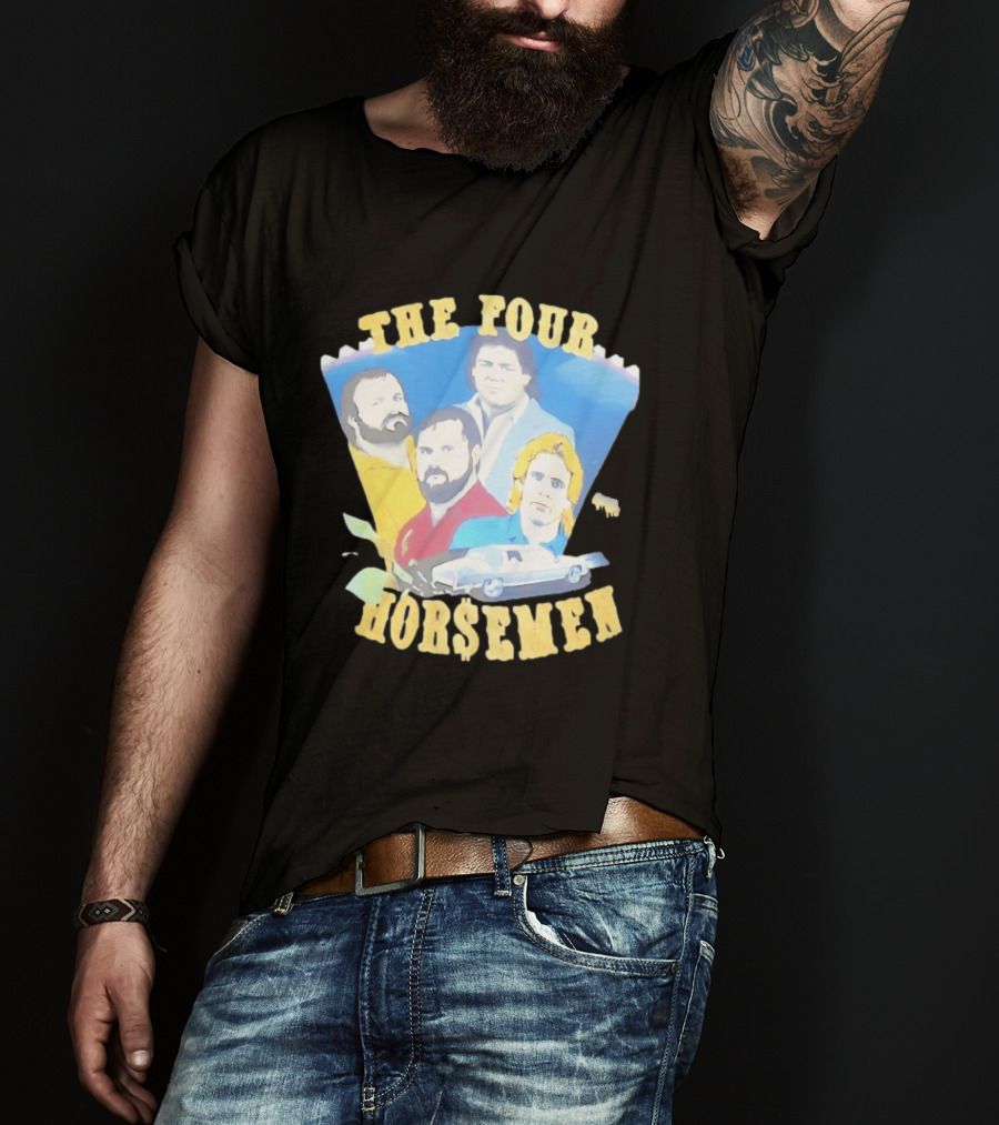 The Four Horsemen Ric Flair Arn Anderson Tully Blanchard Barry Windham Legends T-Shirt