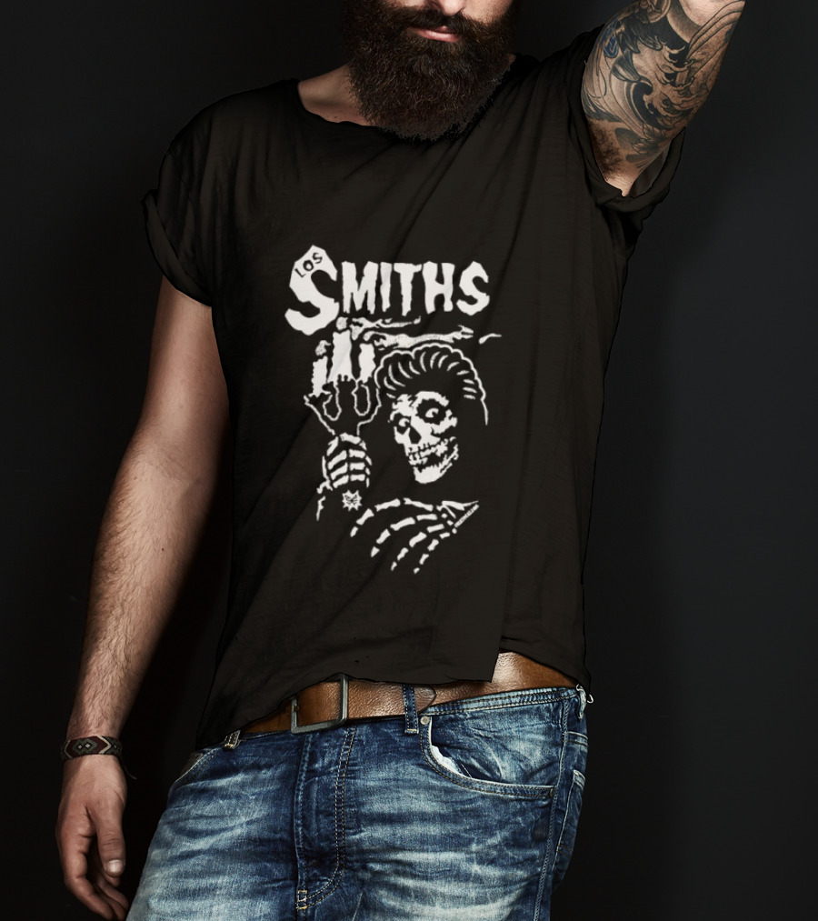 Smiths Skeleton El Joker Band Mashup T-Shirt