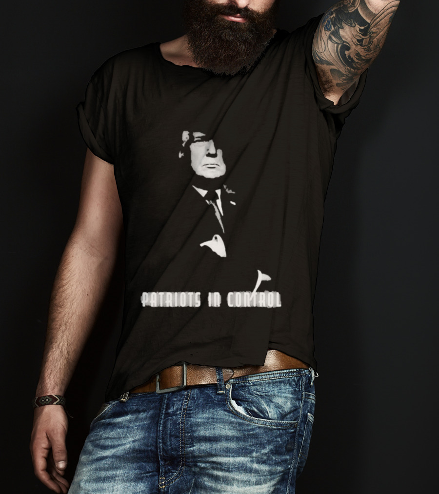 Patriots In Control Trump Image T-Shirt