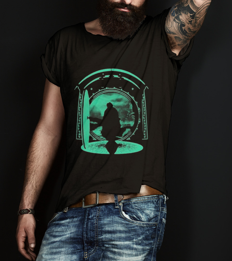 Hobbit Doorway Middle Earth Fantasy Adventure T-Shirt