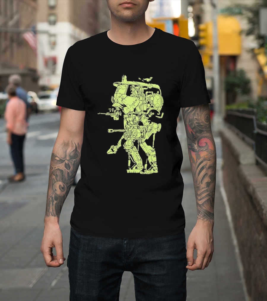 Wolf Parade Thin Mind Mech Walker Concept T-Shirt