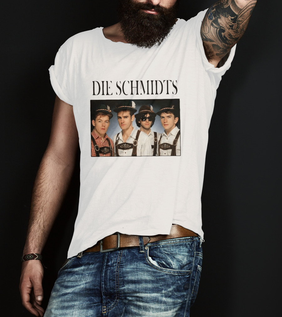 Die Schmidts Oktoberfest Band Photo Bavarian Outfit T-Shirt
