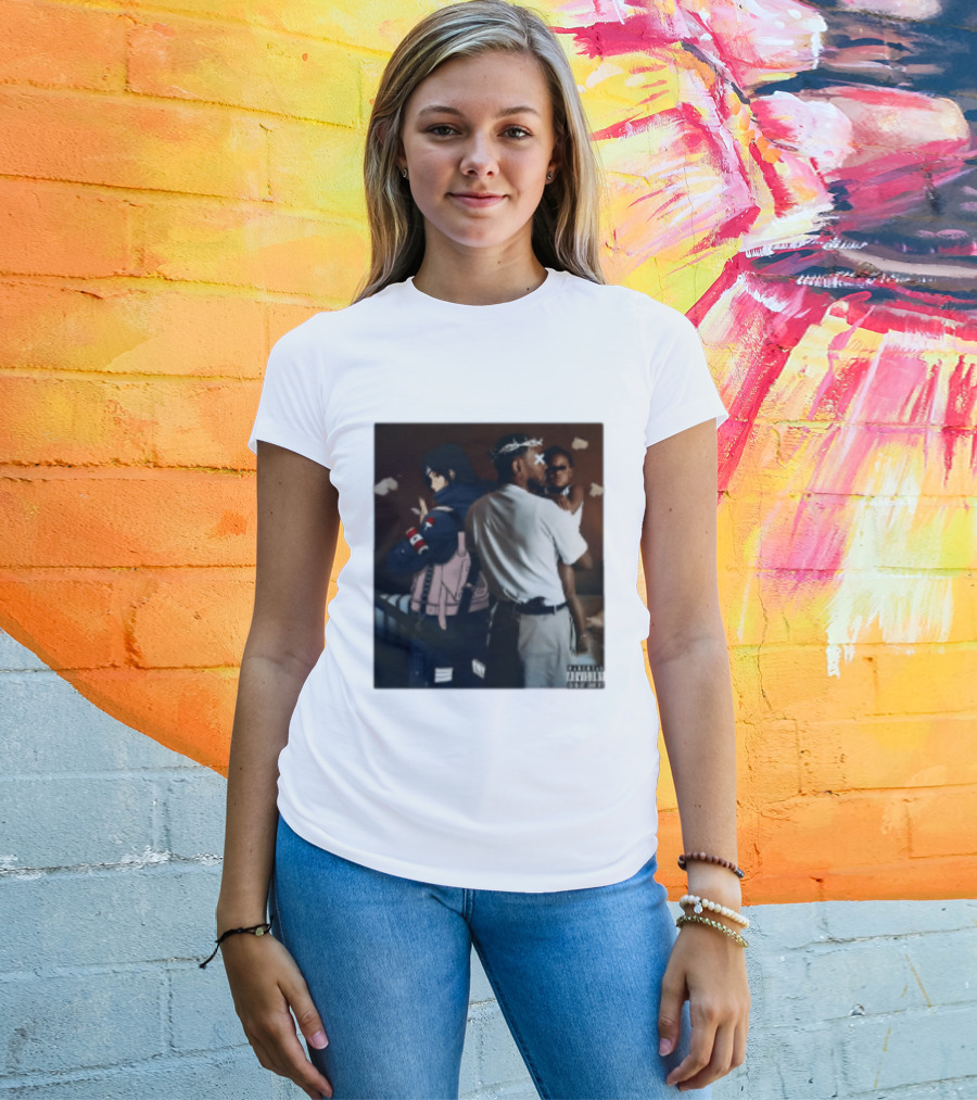Mr Morale Kendrick Lamar Naruto Sasuke Collaboration T-Shirt