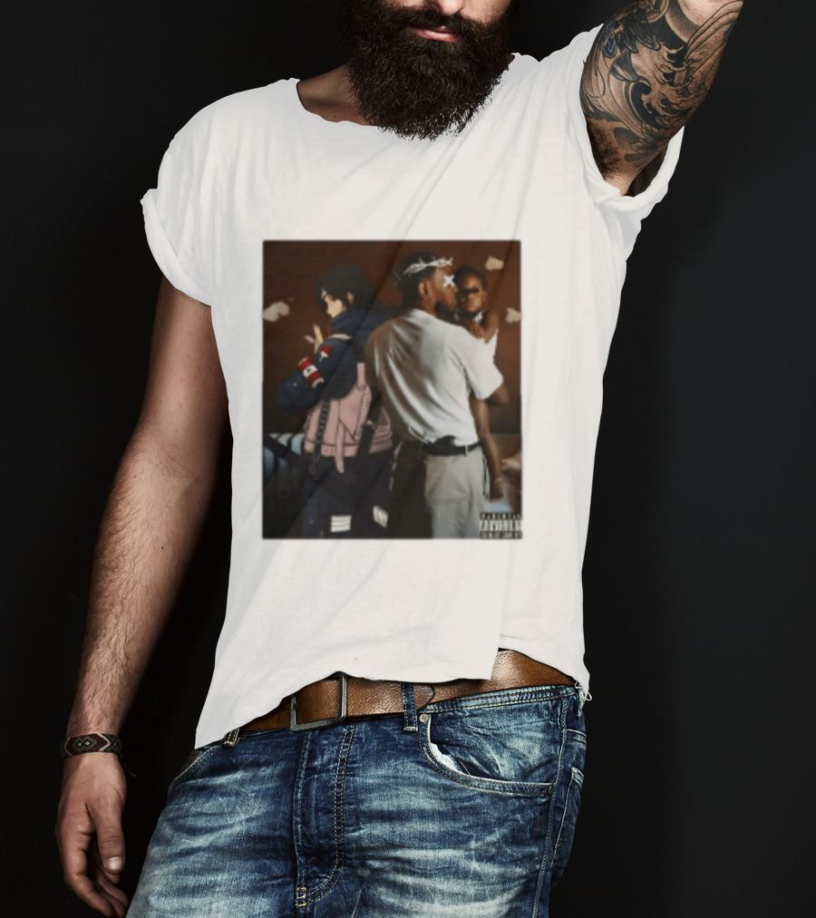 Mr Morale Kendrick Lamar Naruto Sasuke Collaboration T-Shirt