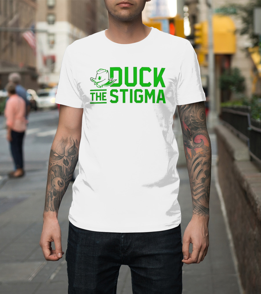 Oregon Ducks 2026 Duck The Stigma T-Shirt