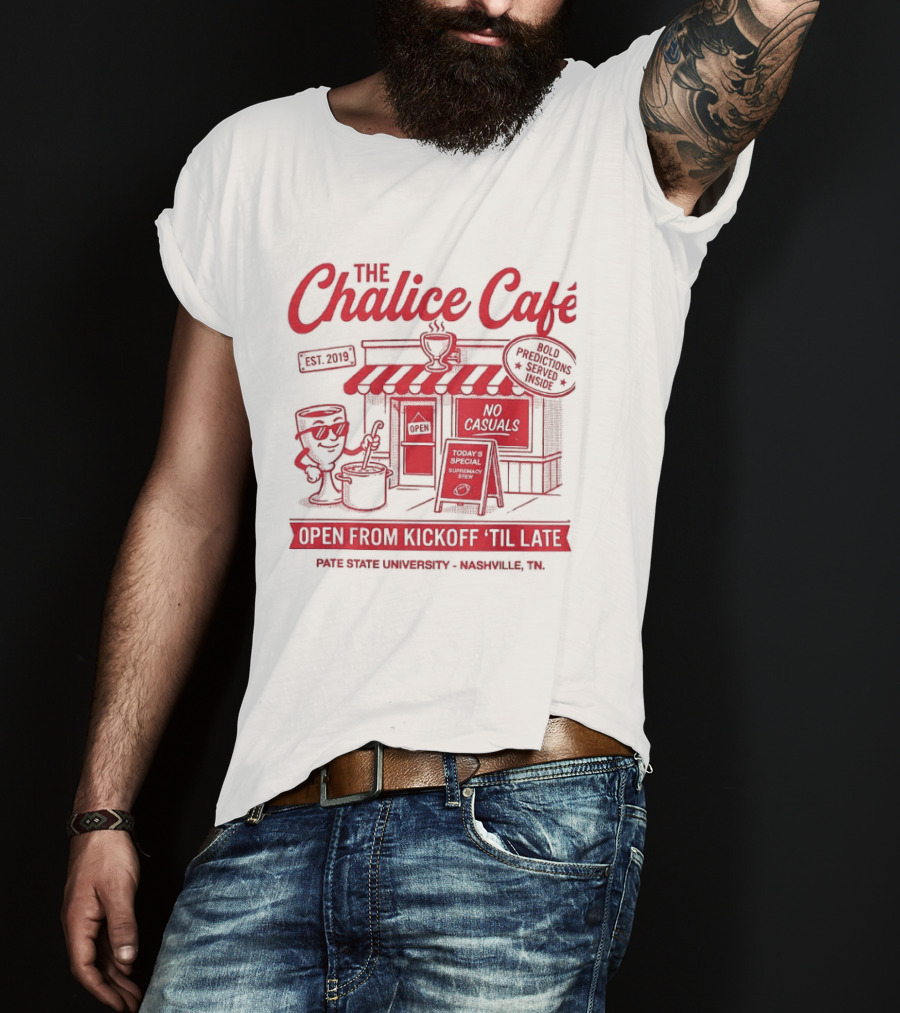 The Chalice Cafe Open From Kickoff 'Til Late Est 2019 Iconic Minneapolis MN Spot T-Shirt