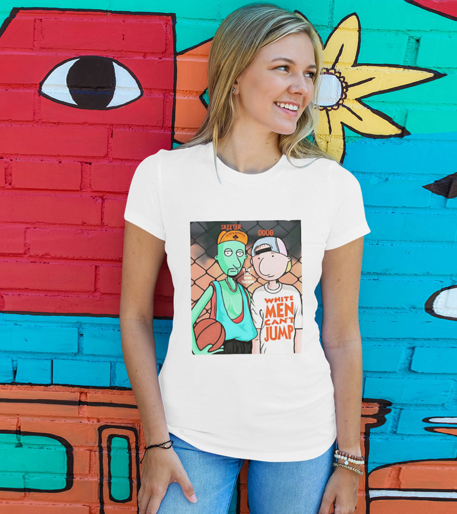 Skeeter Doug Basketball White Men Can't Jump Cartoon Characters T-Shirt