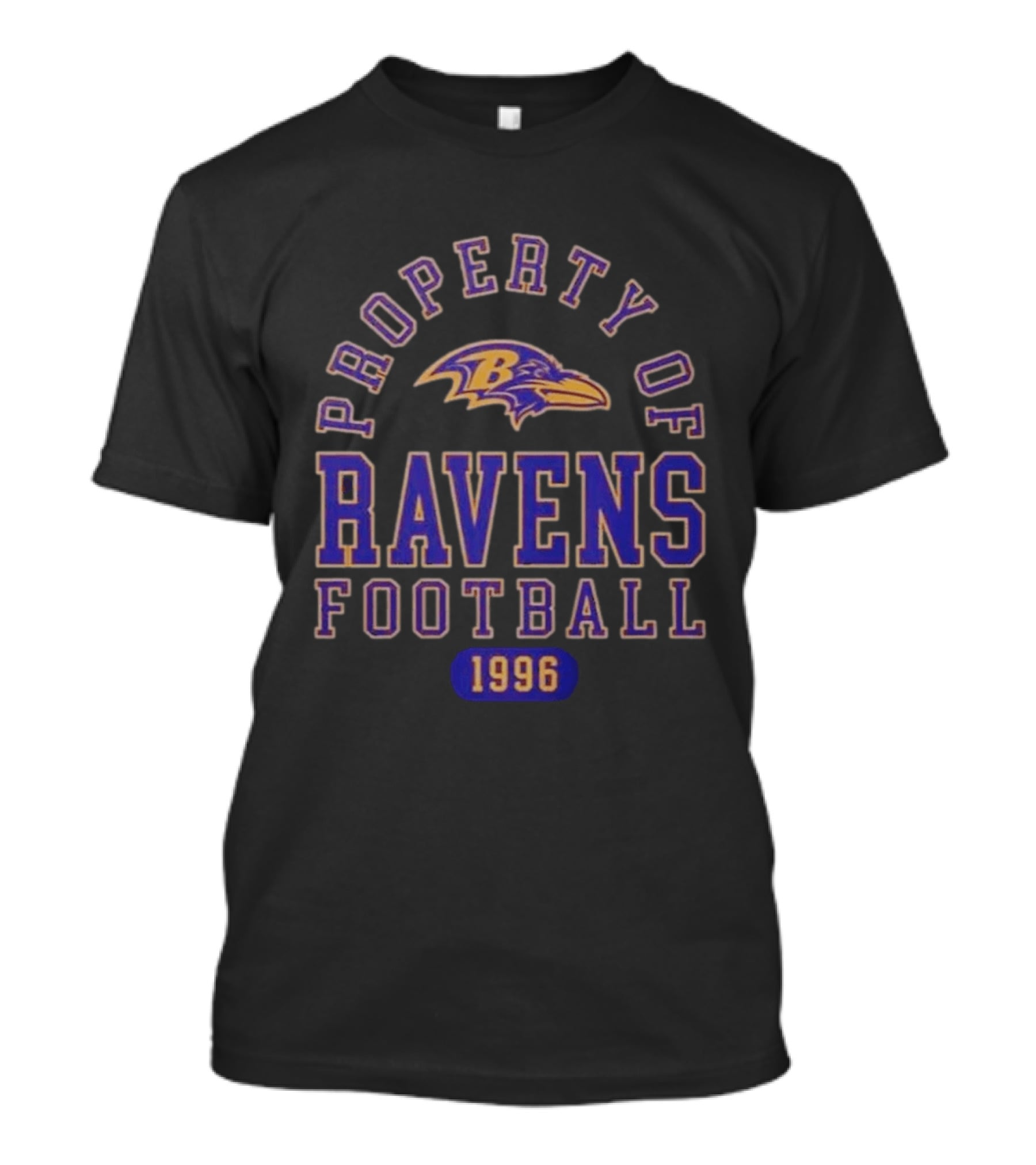 Baltimore Ravens Property Of Ravens Football 1996 T-Shirt