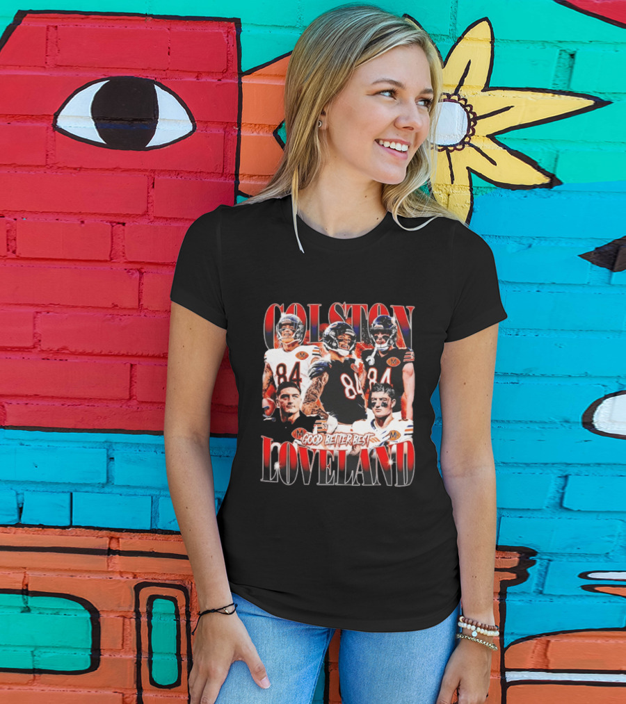 Colston Loveland Good Better Best 84 Football T-Shirt