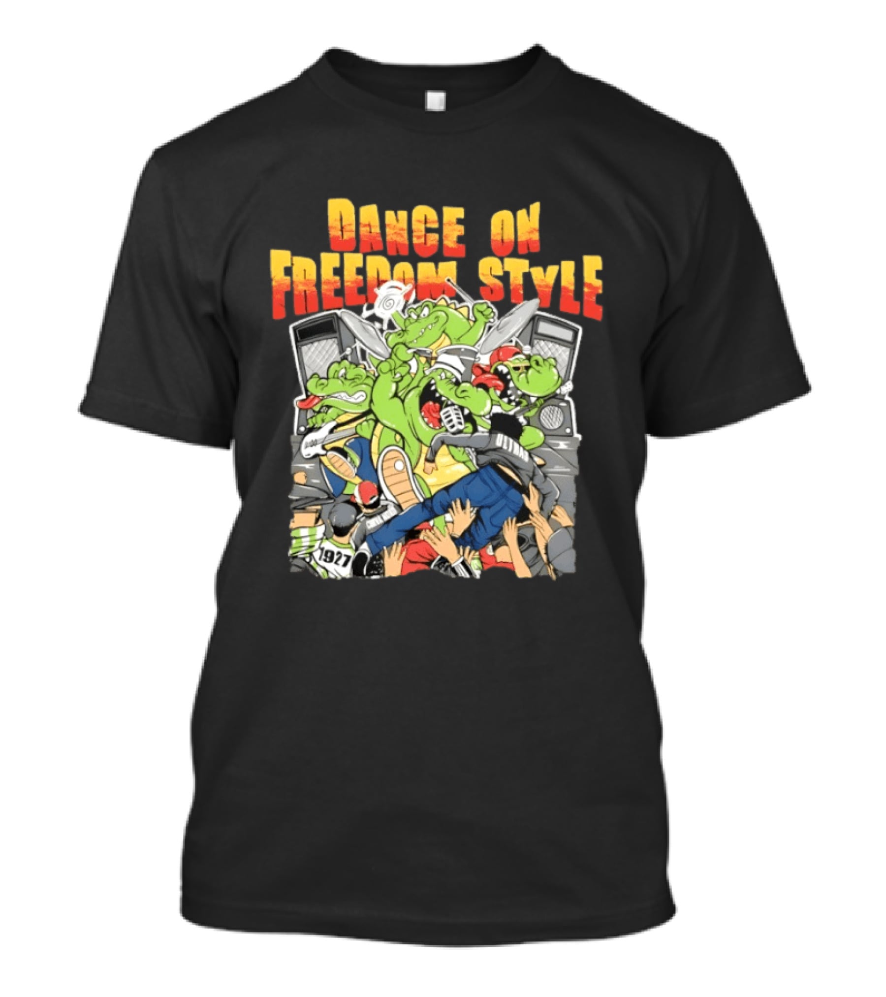 Dance On Freedom Style 1927 Energetic Party Crocodiles T-Shirt