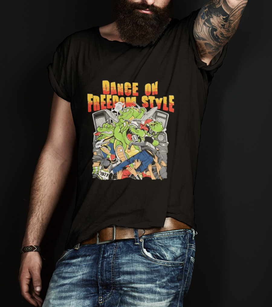 Dance On Freedom Style 1927 Energetic Party Crocodiles T-Shirt