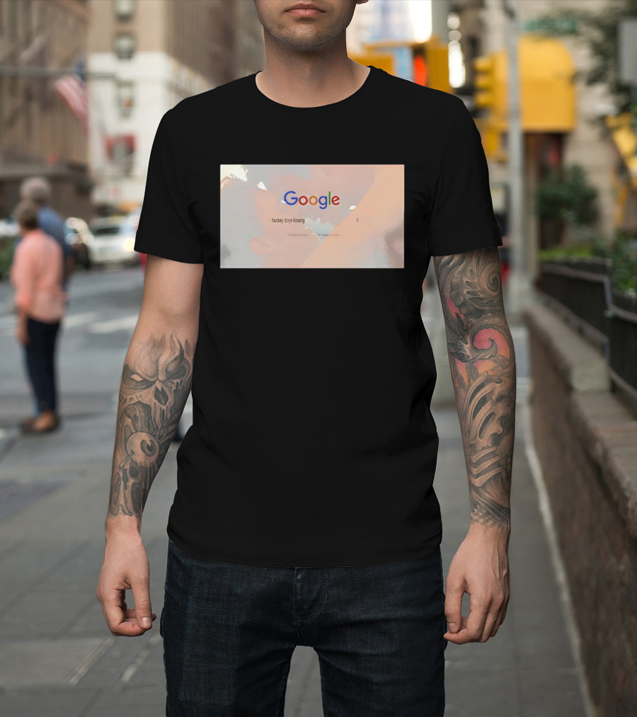 Google Shane And Ilya Hockey Boys Kissing Page T-Shirt
