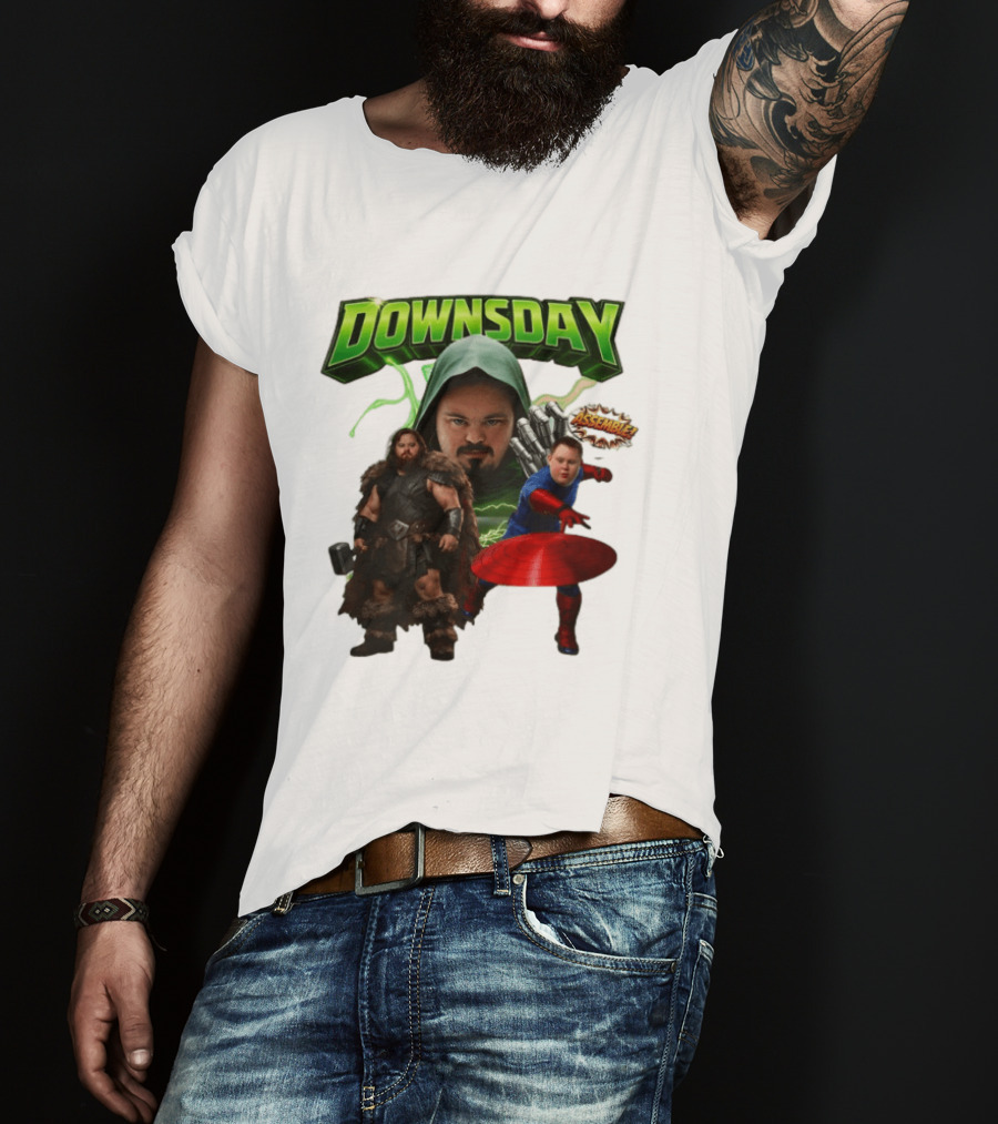 Downsday Assemble Superhero Team Avengers T-Shirt