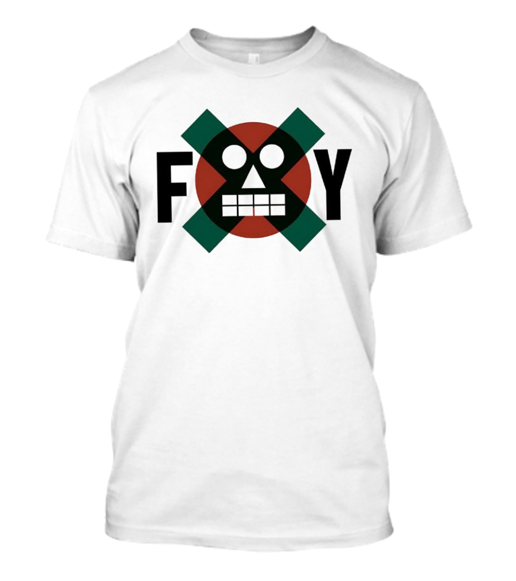 Foy Robot Face Indie Soul Digital Edge T-Shirt