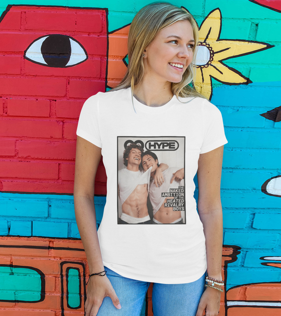 HYPE The Naked Ambition Of The Heated Rivalry Boys Shane X Rozanov T-Shirt