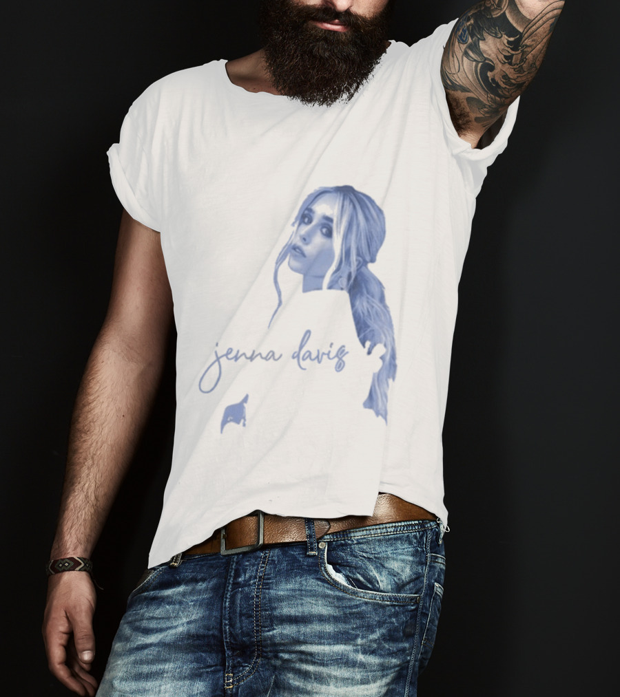 Jenna Davis Photo Blue T-Shirt