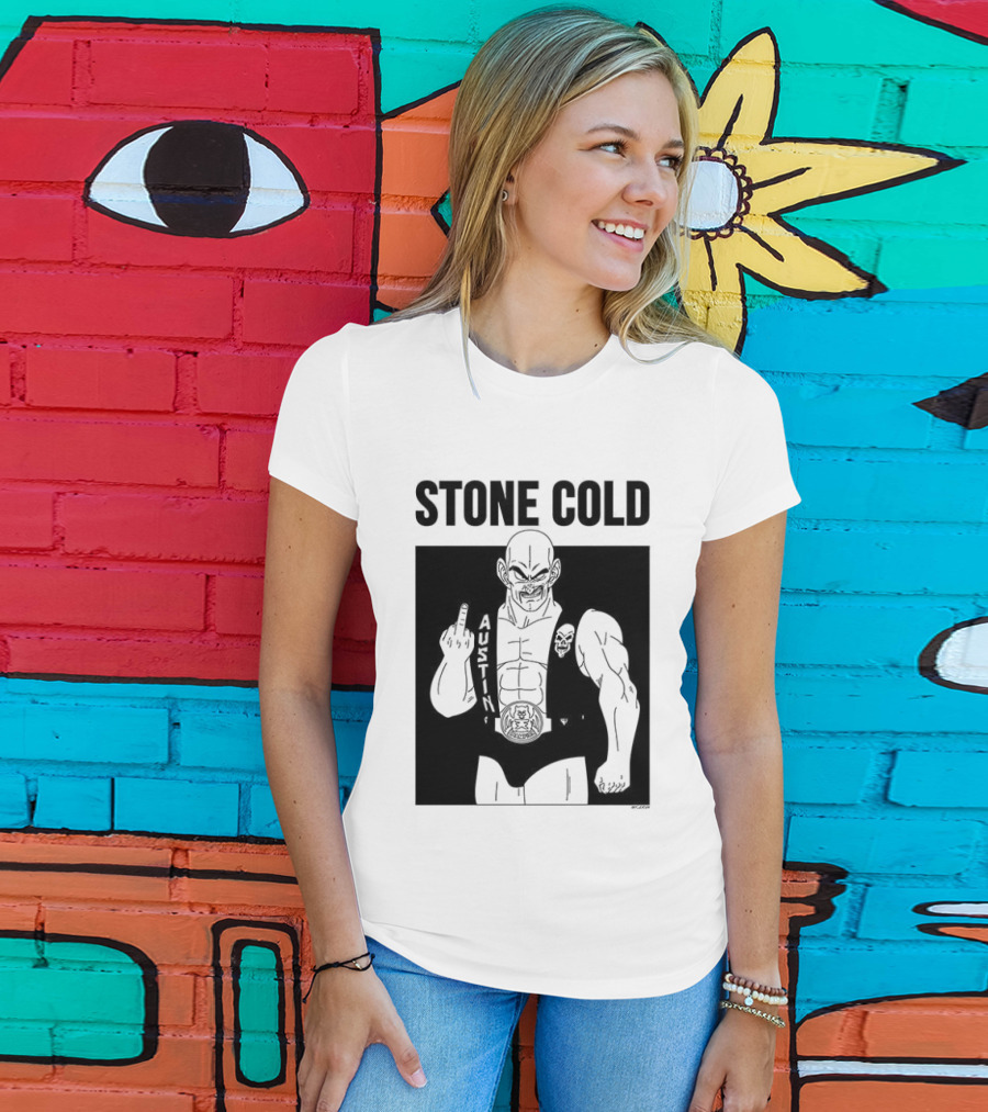 Stone Cold Nappa Gesture Iconic Fusion T-Shirt