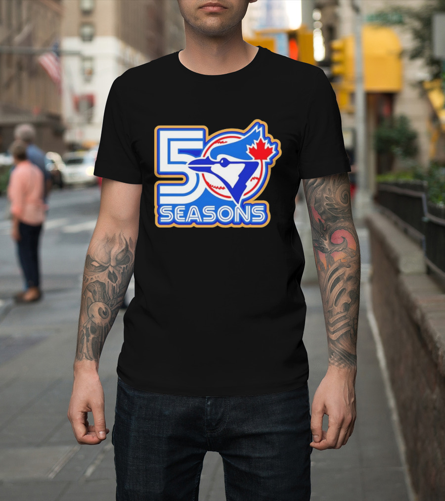 Blue Jays 50 Seasons Anniversary Celebration T-Shirt