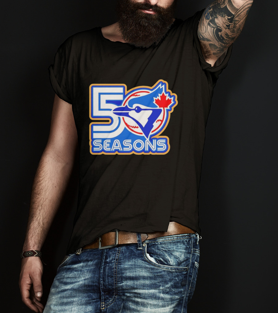 Blue Jays 50 Seasons Anniversary Celebration T-Shirt