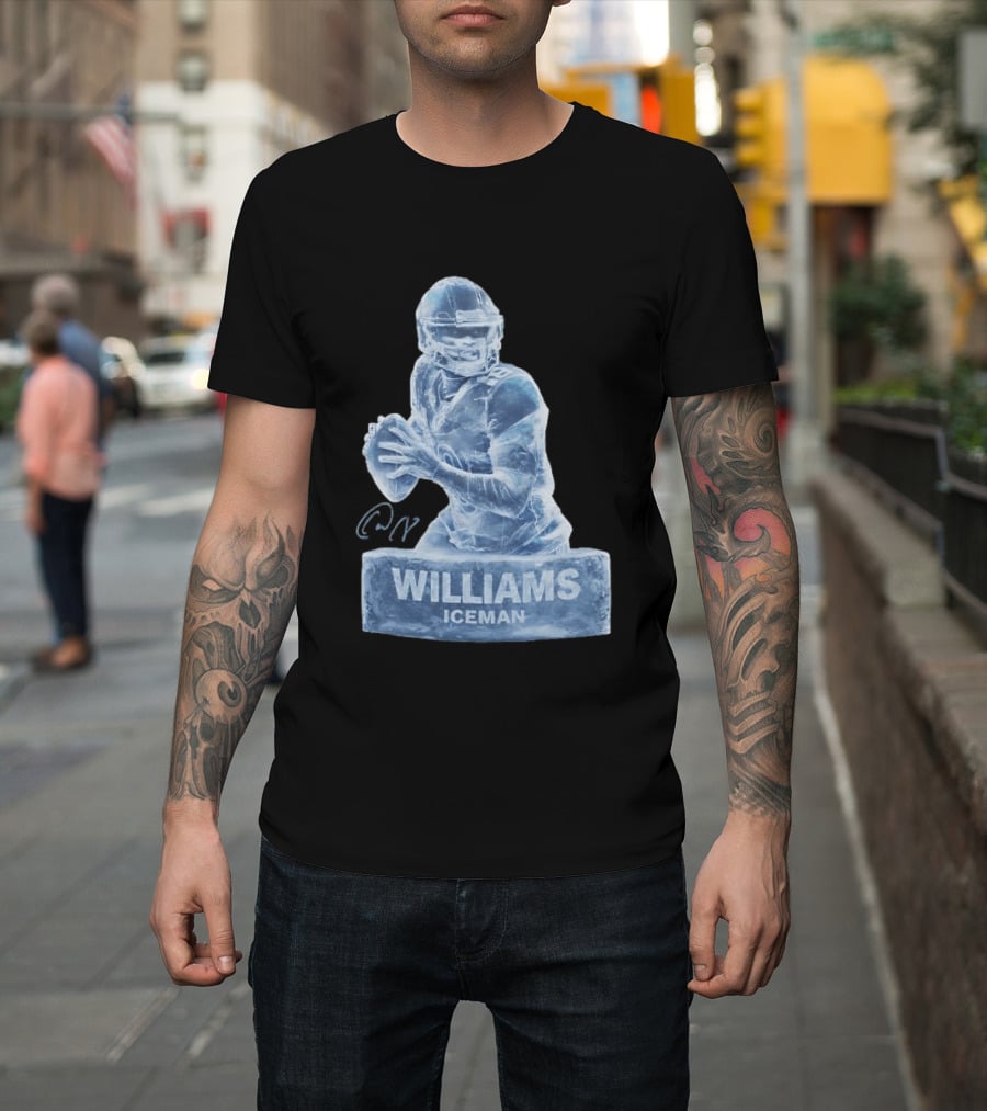 Williams Iceman Chicago Bears Sculpture T-Shirt