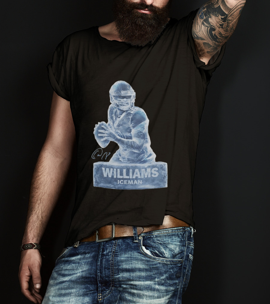 Williams Iceman Chicago Bears Sculpture T-Shirt
