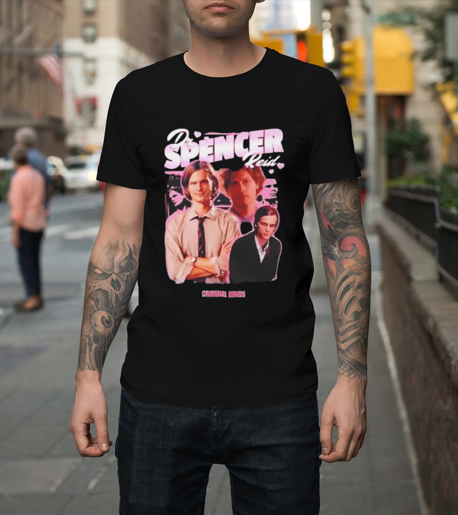 Dr Spencer Reid Criminal Minds Heart T-Shirt