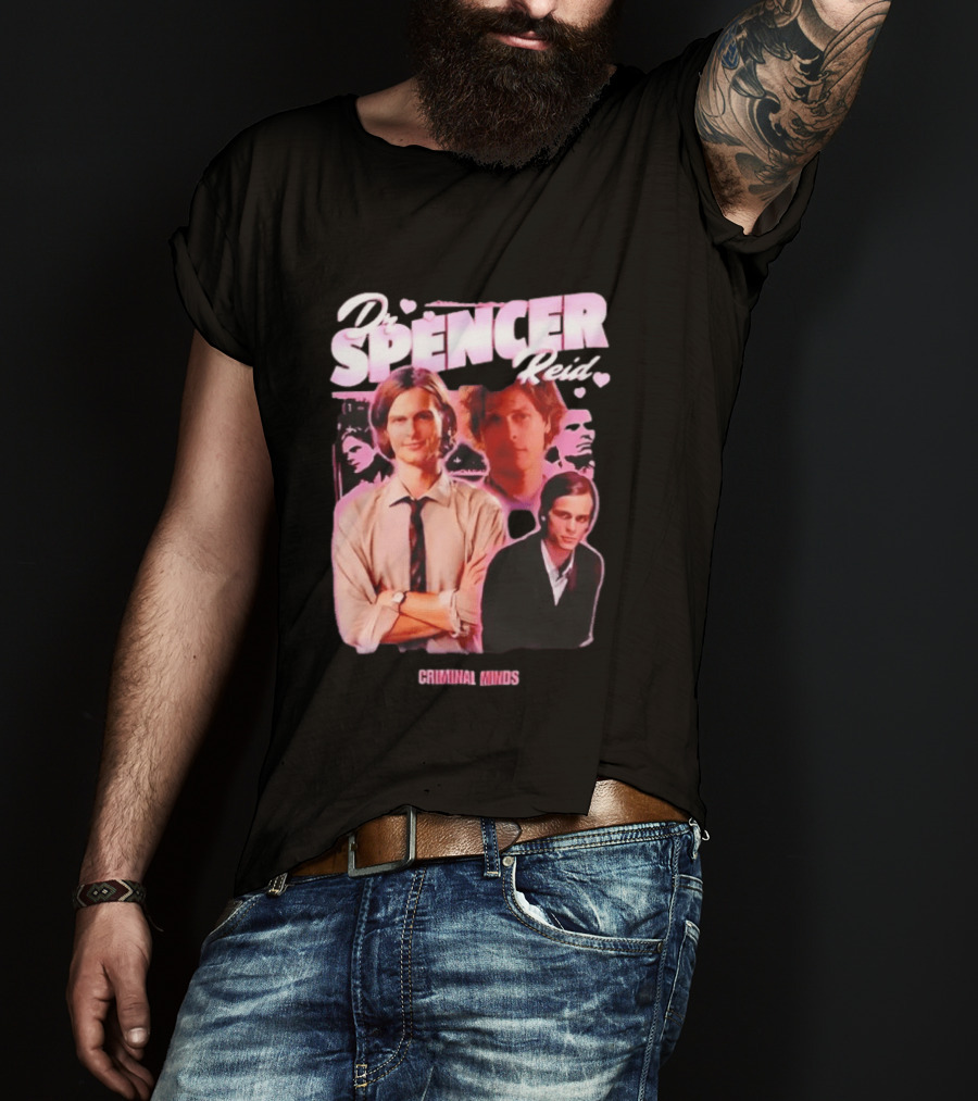 Dr Spencer Reid Criminal Minds Heart T-Shirt