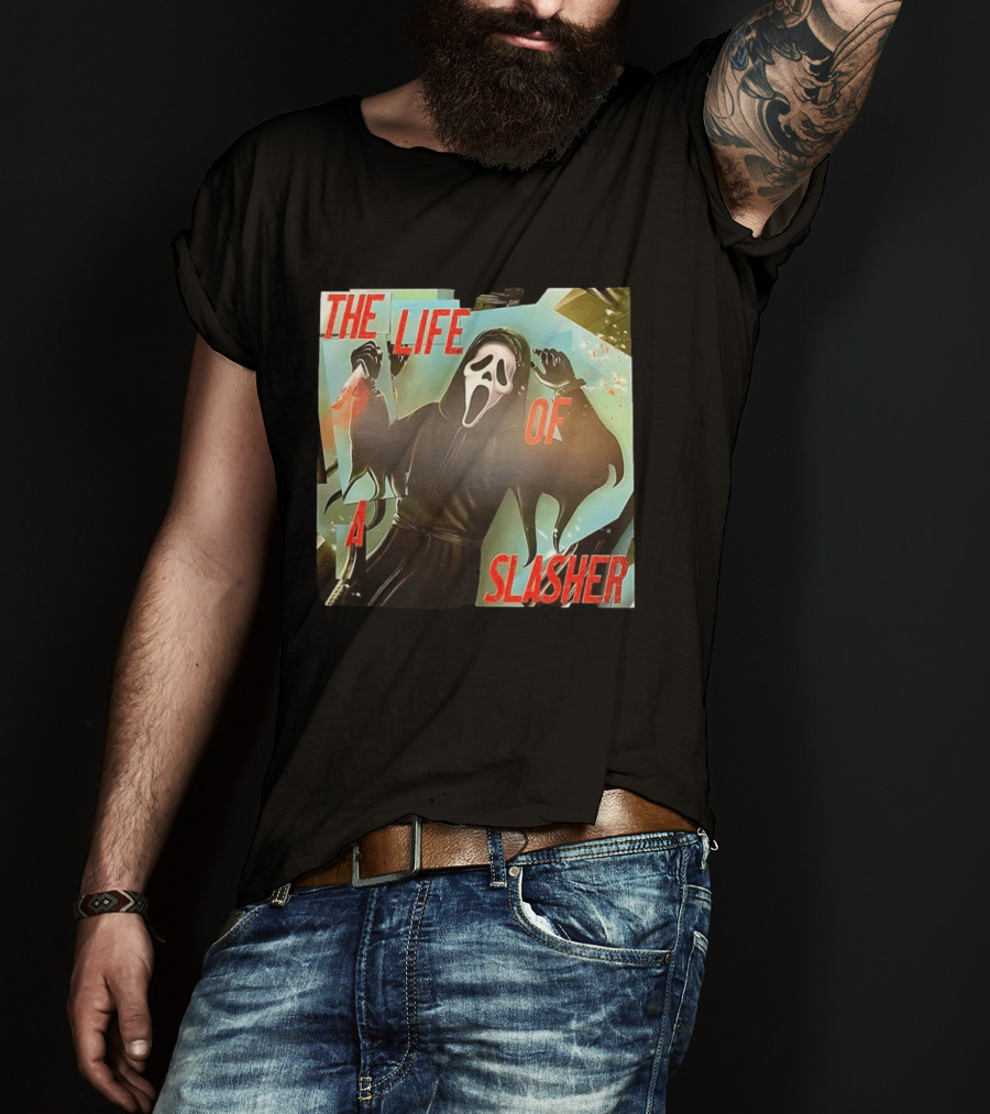 The Life Of A Slasher Ghostface Scream T-Shirt