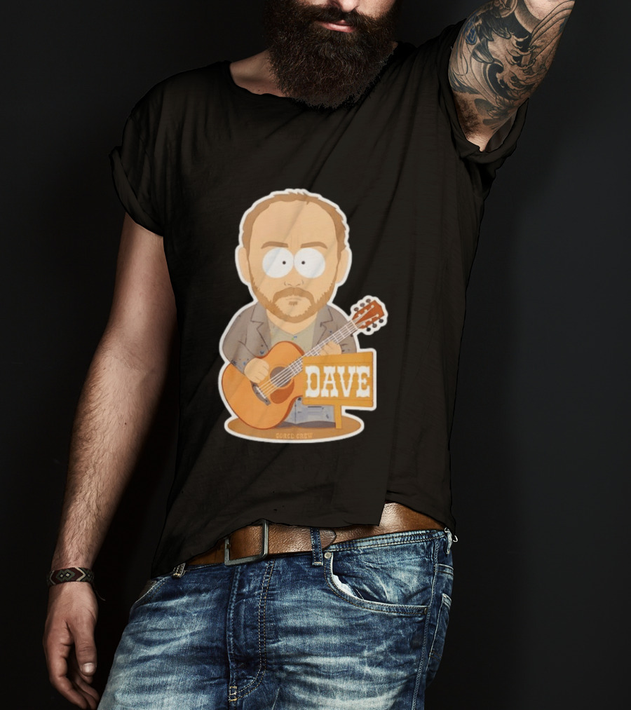 South Park Dave Matthews Band Gorge Crew 2025 Dave Guitar T-Shirt