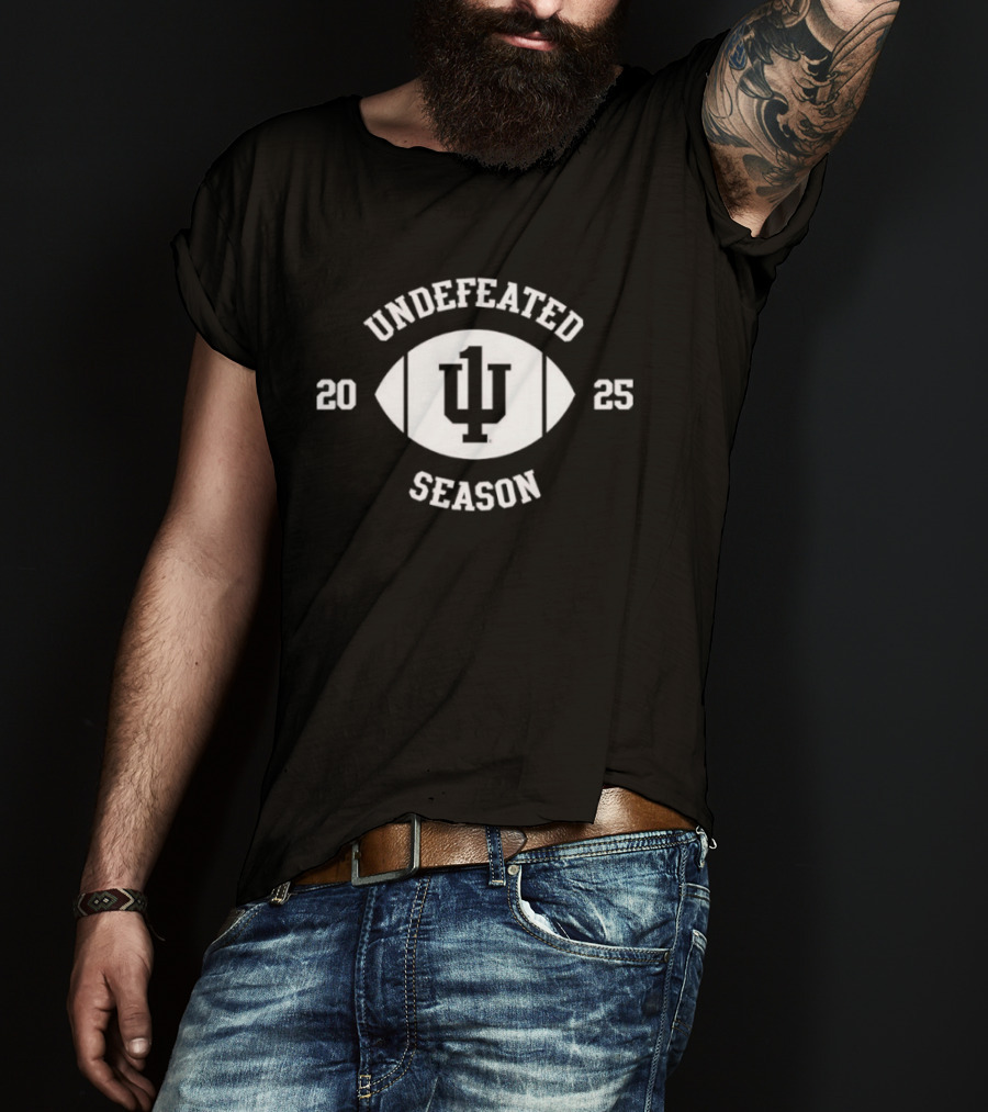 Indiana Hoosiers IU 2025 Undefeated Season Football T-Shirt