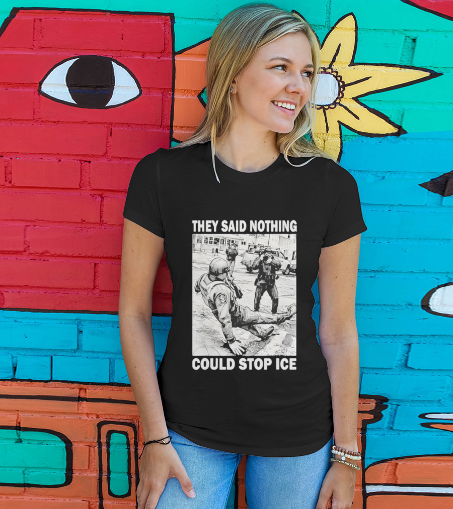 They Said Nothing Could Stop Ice Comic Style Scene T-Shirt