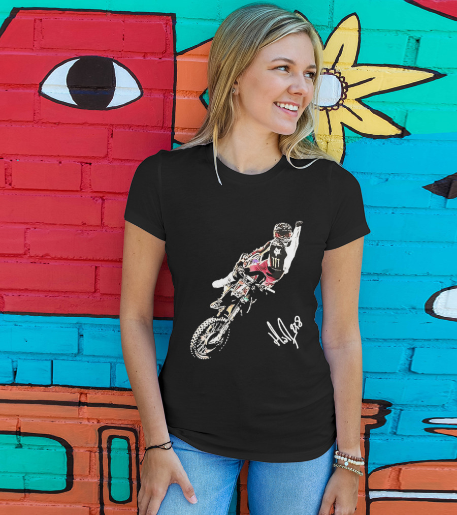 Haiden Deegan Motocross Supercross Back To Back Triumph T-Shirt
